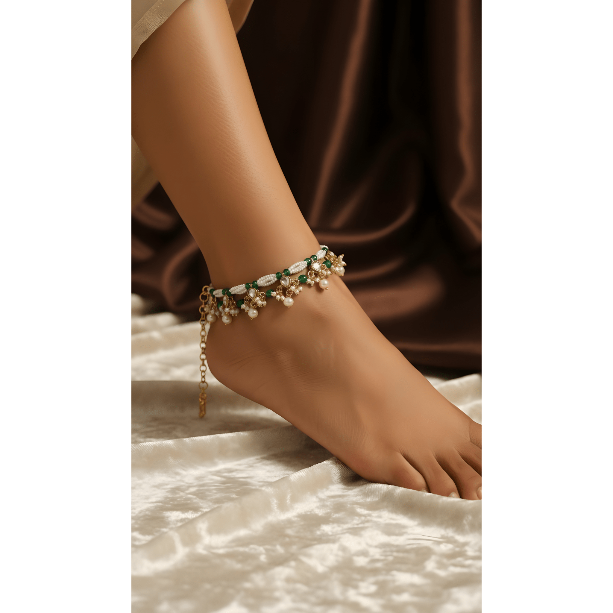 • Clothing: Embroidered/Printed suit for women - Made of best quality fabric - lawn or linen or chiffon - pure silk - Available at Najma Designs & Co. • Jewelry: Gold - plated stud earrings for