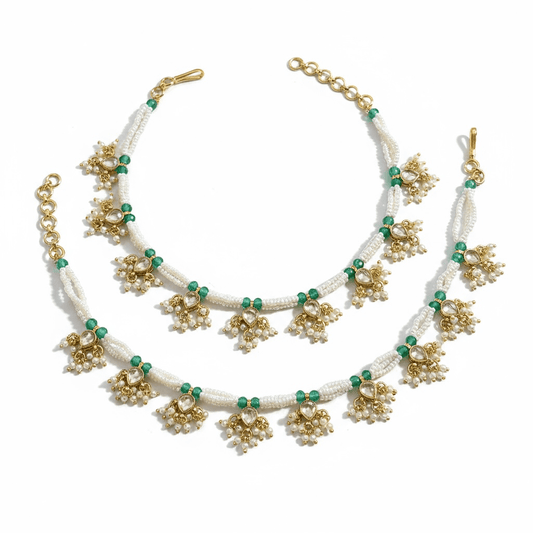 • Clothing: Embroidered/Printed suit for women - Made of best quality fabric - lawn or linen or chiffon - pure silk - Available at Najma Designs & Co. • Jewelry: Gold - plated stud earrings for