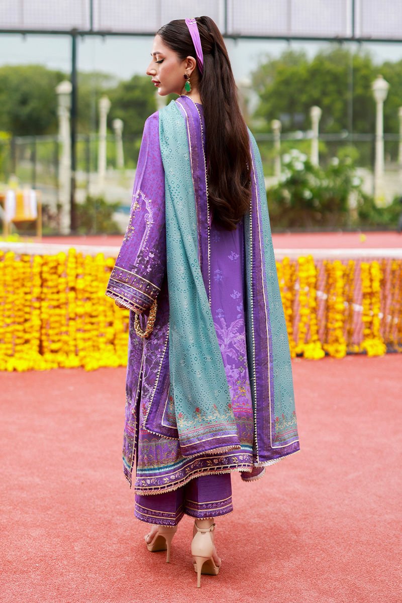 • Clothing: Embroidered/Printed suit for women - Made of best quality fabric - lawn or linen or chiffon - pure silk - Available at Najma Designs & Co. • Jewelry: Gold - plated stud earrings for