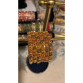 • Clothing: Embroidered/Printed suit for women - Made of best quality fabric - lawn or linen or chiffon - pure silk - Available at Najma Designs & Co. • Jewelry: Gold - plated stud earrings for