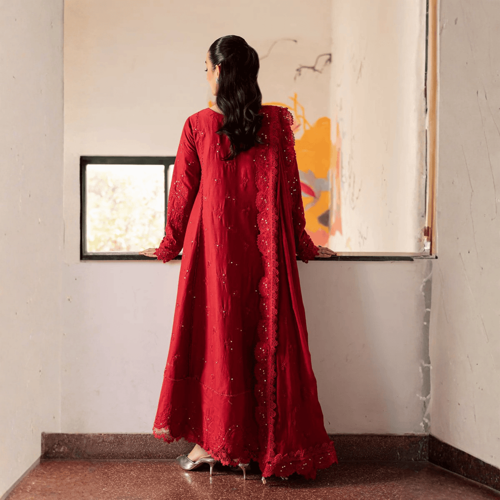 • Clothing: Embroidered/Printed suit for women - Made of best quality fabric - lawn or linen or chiffon - pure silk - Available at Najma Designs & Co. • Jewelry: Gold - plated stud earrings for