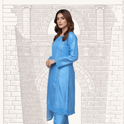 • Clothing: Embroidered/Printed suit for women - Made of best quality fabric - lawn or linen or chiffon - pure silk - Available at Najma Designs & Co. • Jewelry: Gold - plated stud earrings for