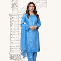 • Clothing: Embroidered/Printed suit for women - Made of best quality fabric - lawn or linen or chiffon - pure silk - Available at Najma Designs & Co. • Jewelry: Gold - plated stud earrings for