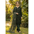 • Clothing: Embroidered/Printed suit for women - Made of best quality fabric - lawn or linen or chiffon - pure silk - Available at Najma Designs & Co. • Jewelry: Gold - plated stud earrings for