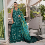 • Clothing: Embroidered/Printed suit for women - Made of best quality fabric - lawn or linen or chiffon - pure silk - Available at Najma Designs & Co. • Jewelry: Gold - plated stud earrings for