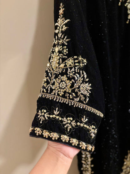 • Clothing: Embroidered/Printed suit for women - Made of best quality fabric - lawn or linen or chiffon - pure silk - Available at Najma Designs & Co. • Jewelry: Gold - plated stud earrings for