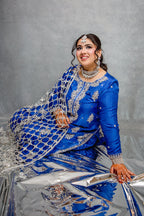 • Clothing: Embroidered/Printed suit for women - Made of best quality fabric - lawn or linen or chiffon - pure silk - Available at Najma Designs & Co. • Jewelry: Gold - plated stud earrings for