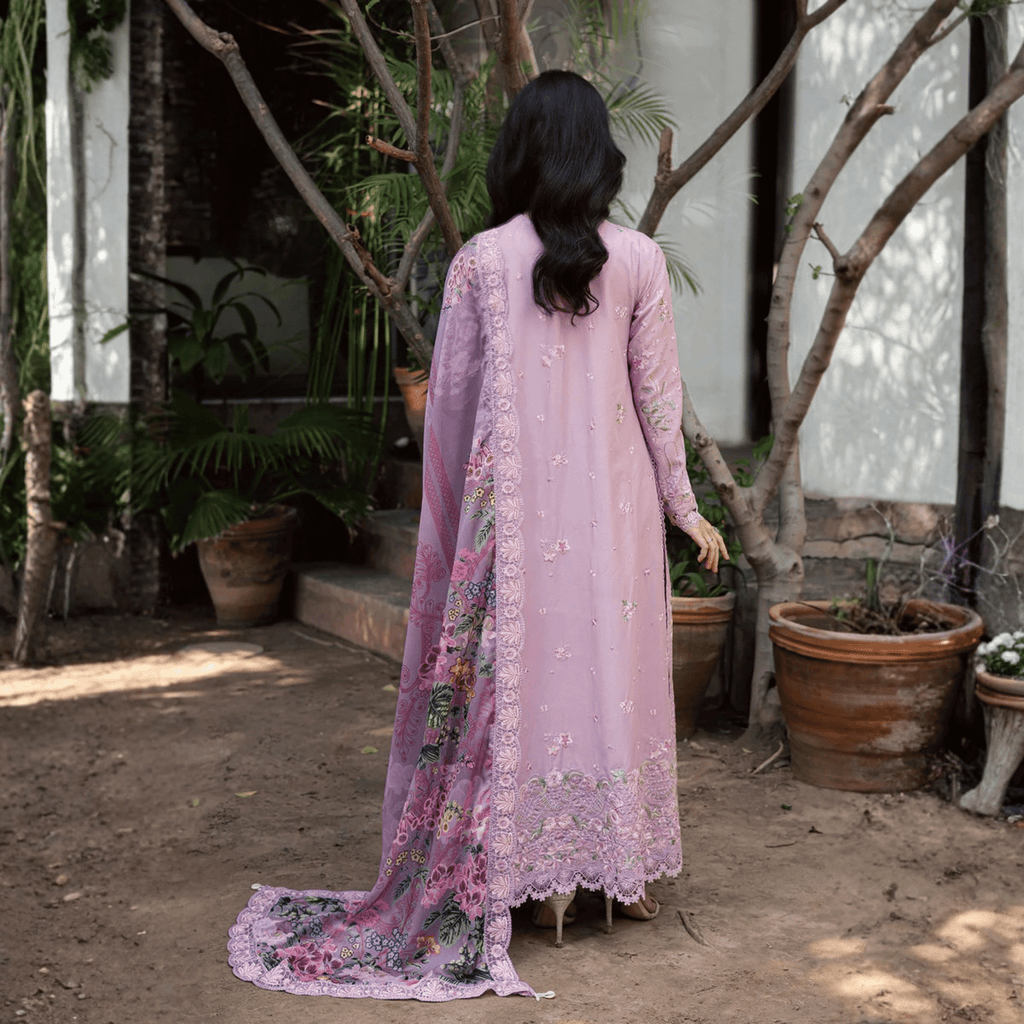 • Clothing: Embroidered/Printed suit for women - Made of best quality fabric - lawn or linen or chiffon - pure silk - Available at Najma Designs & Co. • Jewelry: Gold - plated stud earrings for