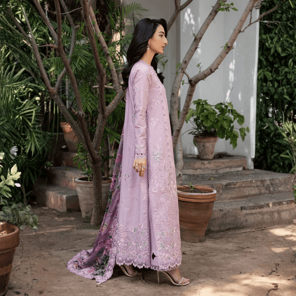 • Clothing: Embroidered/Printed suit for women - Made of best quality fabric - lawn or linen or chiffon - pure silk - Available at Najma Designs & Co. • Jewelry: Gold - plated stud earrings for