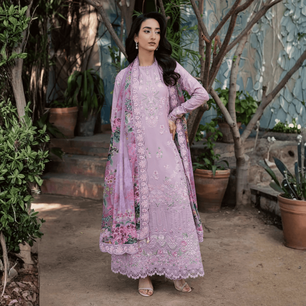 • Clothing: Embroidered/Printed suit for women - Made of best quality fabric - lawn or linen or chiffon - pure silk - Available at Najma Designs & Co. • Jewelry: Gold - plated stud earrings for