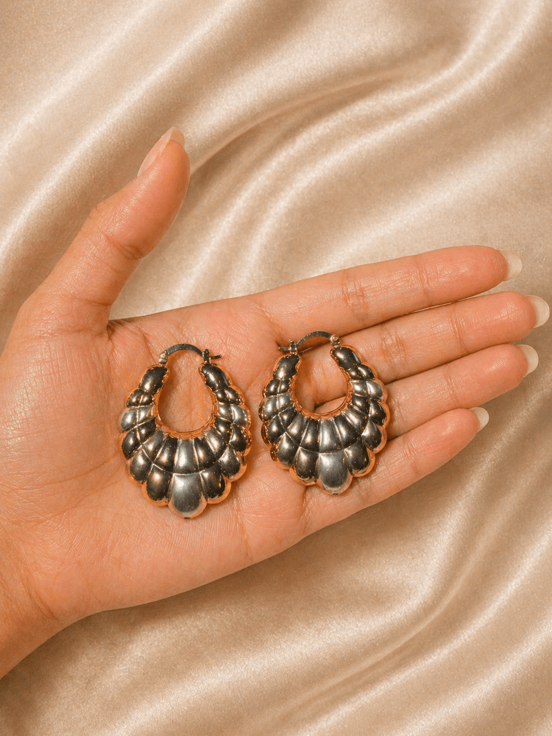 • Clothing: Embroidered/Printed suit for women - Made of best quality fabric - lawn or linen or chiffon - pure silk - Available at Najma Designs & Co. • Jewelry: Gold - plated stud earrings for