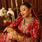 • Clothing: Embroidered/Printed suit for women - Made of best quality fabric - lawn or linen or chiffon - pure silk - Available at Najma Designs & Co. • Jewelry: Gold - plated stud earrings for
