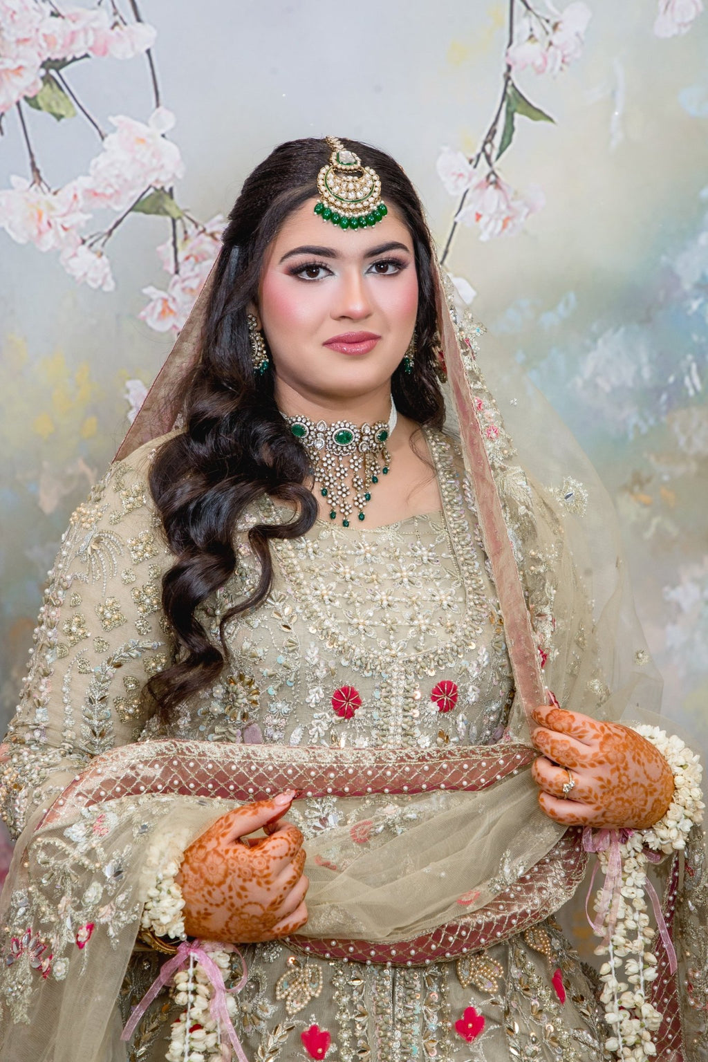 • Clothing: Embroidered/Printed suit for women - Made of best quality fabric - lawn or linen or chiffon - pure silk - Available at Najma Designs & Co. • Jewelry: Gold - plated stud earrings for