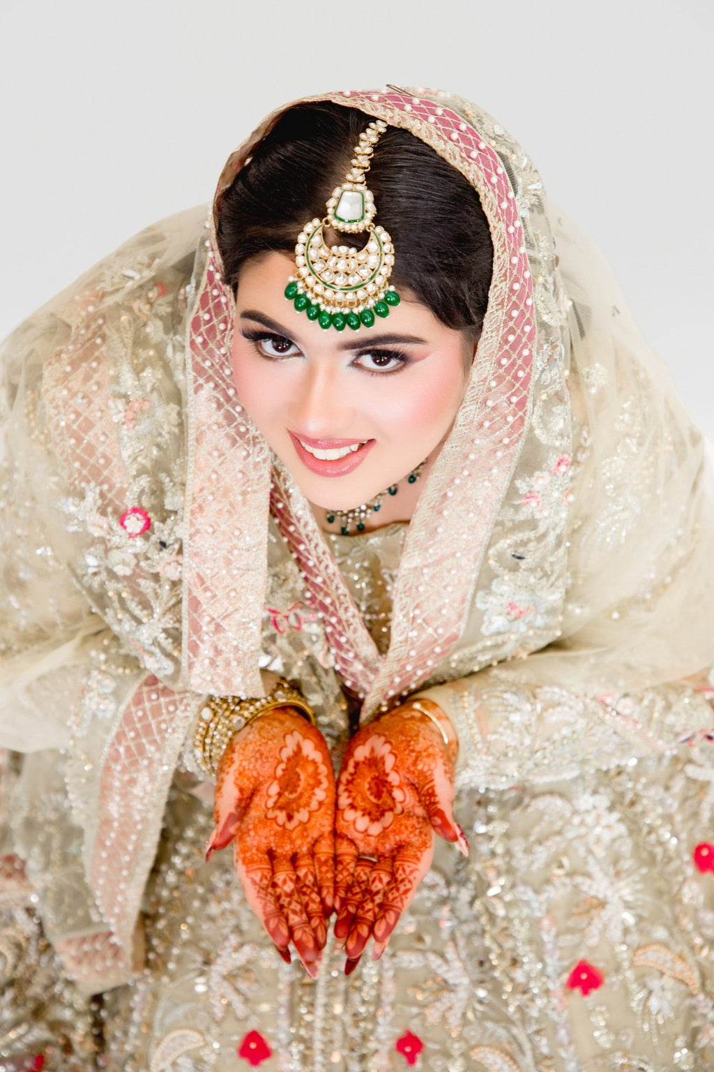 • Clothing: Embroidered/Printed suit for women - Made of best quality fabric - lawn or linen or chiffon - pure silk - Available at Najma Designs & Co. • Jewelry: Gold - plated stud earrings for