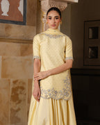 • Clothing: Embroidered/Printed suit for women - Made of best quality fabric - lawn or linen or chiffon - pure silk - Available at Najma Designs & Co. • Jewelry: Gold - plated stud earrings for