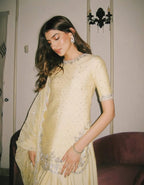 • Clothing: Embroidered/Printed suit for women - Made of best quality fabric - lawn or linen or chiffon - pure silk - Available at Najma Designs & Co. • Jewelry: Gold - plated stud earrings for