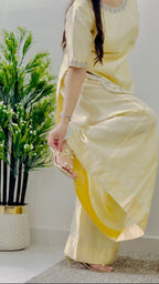 • Clothing: Embroidered/Printed suit for women - Made of best quality fabric - lawn or linen or chiffon - pure silk - Available at Najma Designs & Co. • Jewelry: Gold - plated stud earrings for