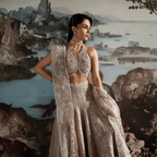• Clothing: Embroidered/Printed suit for women - Made of best quality fabric - lawn or linen or chiffon - pure silk - Available at Najma Designs & Co. • Jewelry: Gold - plated stud earrings for