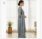 • Clothing: Embroidered/Printed suit for women - Made of best quality fabric - lawn or linen or chiffon - pure silk - Available at Najma Designs & Co. • Jewelry: Gold - plated stud earrings for