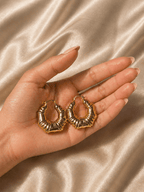 • Clothing: Embroidered/Printed suit for women - Made of best quality fabric - lawn or linen or chiffon - pure silk - Available at Najma Designs & Co. • Jewelry: Gold - plated stud earrings for