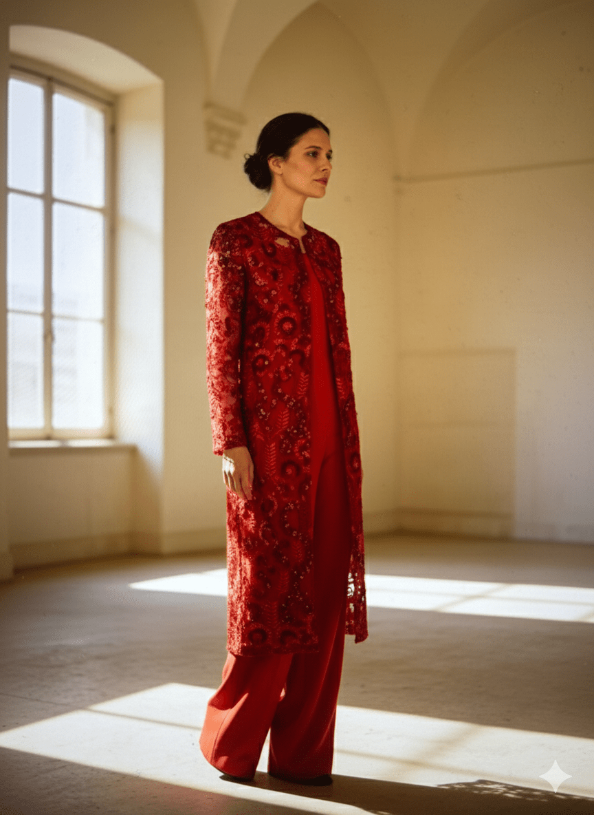 • Clothing: Embroidered/Printed suit for women - Made of best quality fabric - lawn or linen or chiffon - pure silk - Available at Najma Designs & Co. • Jewelry: Gold - plated stud earrings for