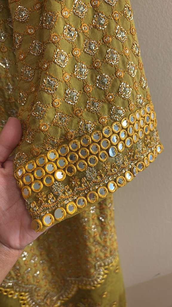• Clothing: Embroidered/Printed suit for women - Made of best quality fabric - lawn or linen or chiffon - pure silk - Available at Najma Designs & Co. • Jewelry: Gold - plated stud earrings for