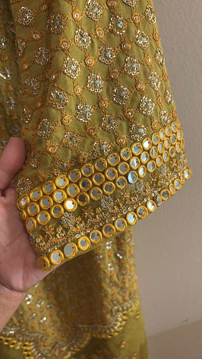 • Clothing: Embroidered/Printed suit for women - Made of best quality fabric - lawn or linen or chiffon - pure silk - Available at Najma Designs & Co. • Jewelry: Gold - plated stud earrings for