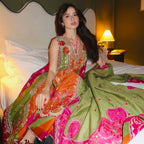 • Clothing: Embroidered/Printed suit for women - Made of best quality fabric - lawn or linen or chiffon - pure silk - Available at Najma Designs & Co. • Jewelry: Gold - plated stud earrings for