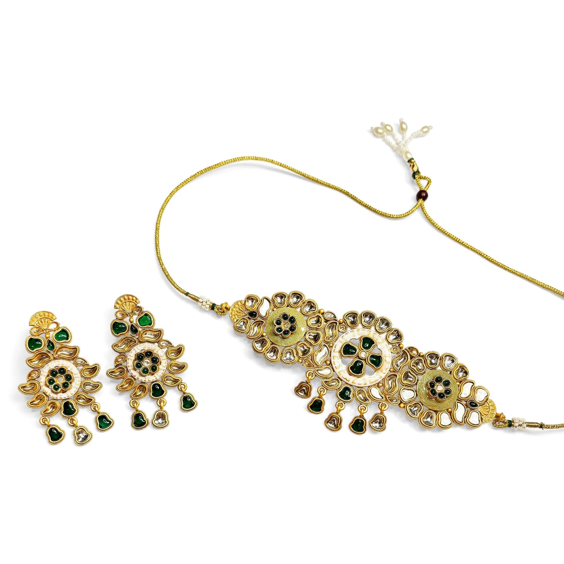 • Clothing: Embroidered/Printed suit for women - Made of best quality fabric - lawn or linen or chiffon - pure silk - Available at Najma Designs & Co. • Jewelry: Gold - plated stud earrings for
