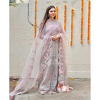 • Clothing: Embroidered/Printed suit for women - Made of best quality fabric - lawn or linen or chiffon - pure silk - Available at Najma Designs & Co. • Jewelry: Gold - plated stud earrings for
