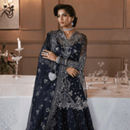 • Clothing: Embroidered/Printed suit for women - Made of best quality fabric - lawn or linen or chiffon - pure silk - Available at Najma Designs & Co. • Jewelry: Gold - plated stud earrings for
