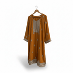 • Clothing: Embroidered/Printed suit for women - Made of best quality fabric - lawn or linen or chiffon - pure silk - Available at Najma Designs & Co. • Jewelry: Gold - plated stud earrings for