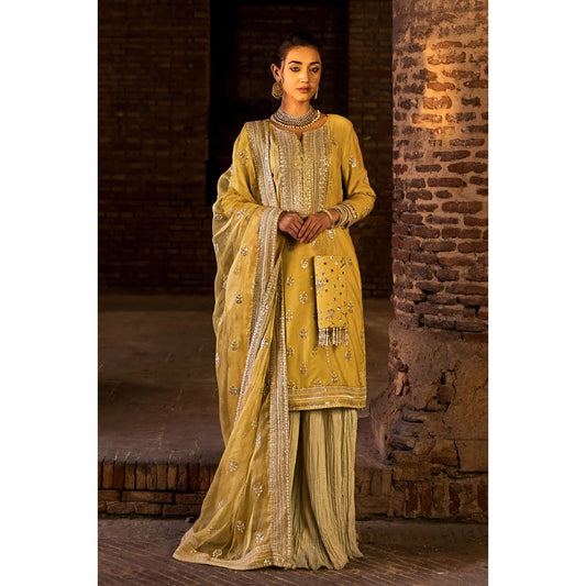 • Clothing: Embroidered/Printed suit for women - Made of best quality fabric - lawn or linen or chiffon - pure silk - Available at Najma Designs & Co. • Jewelry: Gold - plated stud earrings for