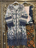 • Clothing: Embroidered/Printed suit for women - Made of best quality fabric - lawn or linen or chiffon - pure silk - Available at Najma Designs & Co. • Jewelry: Gold - plated stud earrings for