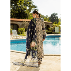 • Clothing: Embroidered/Printed suit for women - Made of best quality fabric - lawn or linen or chiffon - pure silk - Available at Najma Designs & Co. • Jewelry: Gold - plated stud earrings for