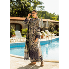 • Clothing: Embroidered/Printed suit for women - Made of best quality fabric - lawn or linen or chiffon - pure silk - Available at Najma Designs & Co. • Jewelry: Gold - plated stud earrings for