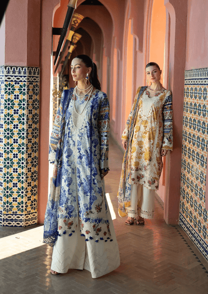 • Clothing: Embroidered/Printed suit for women - Made of best quality fabric - lawn or linen or chiffon - pure silk - Available at Najma Designs & Co. • Jewelry: Gold - plated stud earrings for