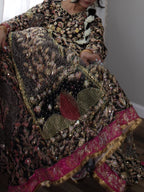 • Clothing: Embroidered/Printed suit for women - Made of best quality fabric - lawn or linen or chiffon - pure silk - Available at Najma Designs & Co. • Jewelry: Gold - plated stud earrings for
