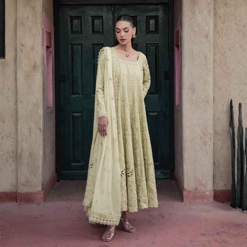 • Clothing: Embroidered/Printed suit for women - Made of best quality fabric - lawn or linen or chiffon - pure silk - Available at Najma Designs & Co. • Jewelry: Gold - plated stud earrings for