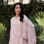 • Clothing: Embroidered/Printed suit for women - Made of best quality fabric - lawn or linen or chiffon - pure silk - Available at Najma Designs & Co. • Jewelry: Gold - plated stud earrings for