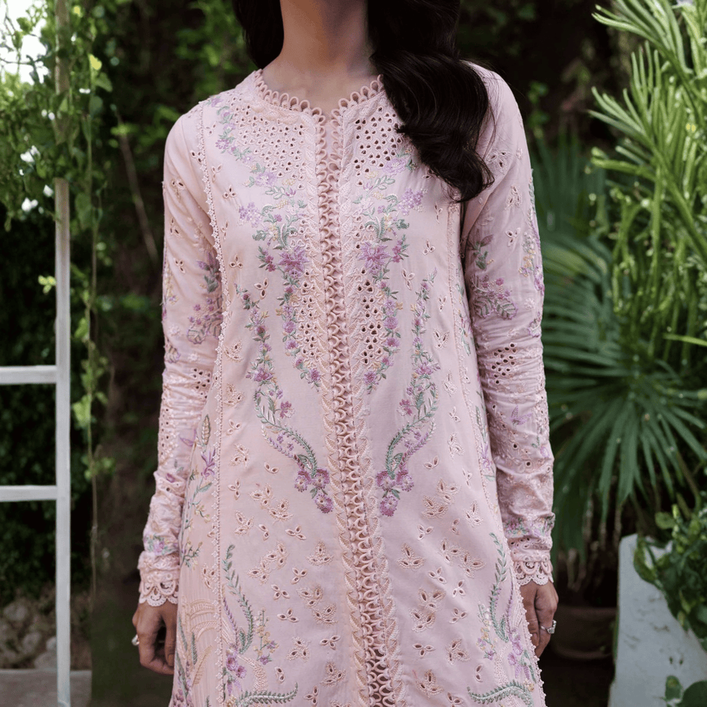 • Clothing: Embroidered/Printed suit for women - Made of best quality fabric - lawn or linen or chiffon - pure silk - Available at Najma Designs & Co. • Jewelry: Gold - plated stud earrings for