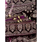 • Clothing: Embroidered/Printed suit for women - Made of best quality fabric - lawn or linen or chiffon - pure silk - Available at Najma Designs & Co. • Jewelry: Gold - plated stud earrings for