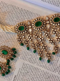 • Clothing: Embroidered/Printed suit for women - Made of best quality fabric - lawn or linen or chiffon - pure silk - Available at Najma Designs & Co. • Jewelry: Gold - plated stud earrings for