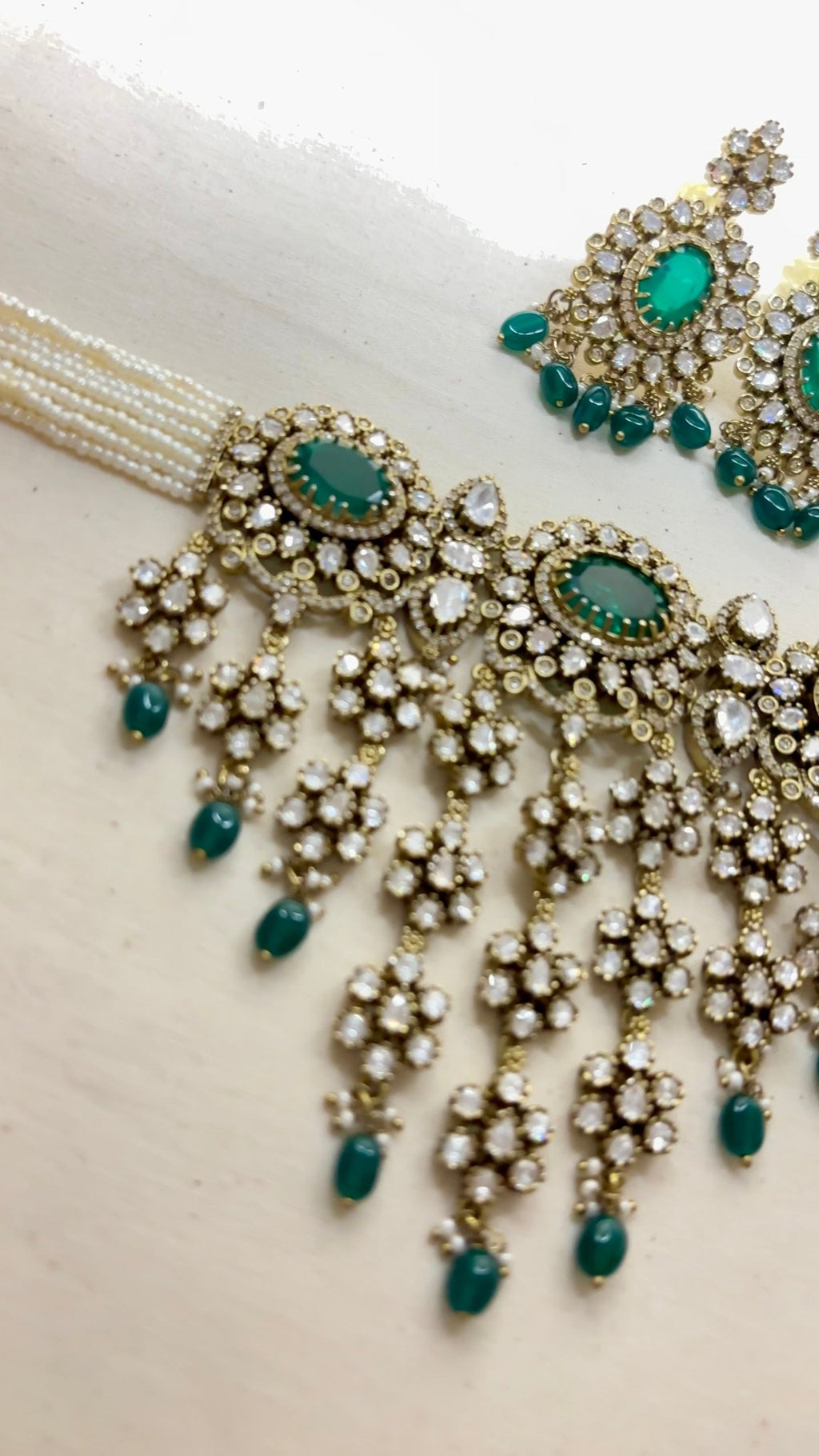 • Clothing: Embroidered/Printed suit for women - Made of best quality fabric - lawn or linen or chiffon - pure silk - Available at Najma Designs & Co. • Jewelry: Gold - plated stud earrings for