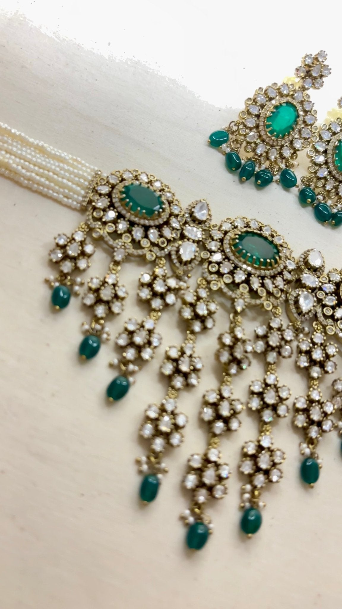 • Clothing: Embroidered/Printed suit for women - Made of best quality fabric - lawn or linen or chiffon - pure silk - Available at Najma Designs & Co. • Jewelry: Gold - plated stud earrings for