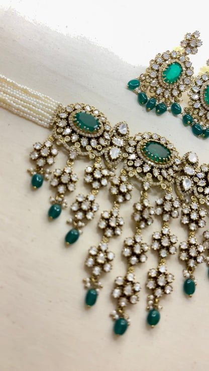 • Clothing: Embroidered/Printed suit for women - Made of best quality fabric - lawn or linen or chiffon - pure silk - Available at Najma Designs & Co. • Jewelry: Gold - plated stud earrings for