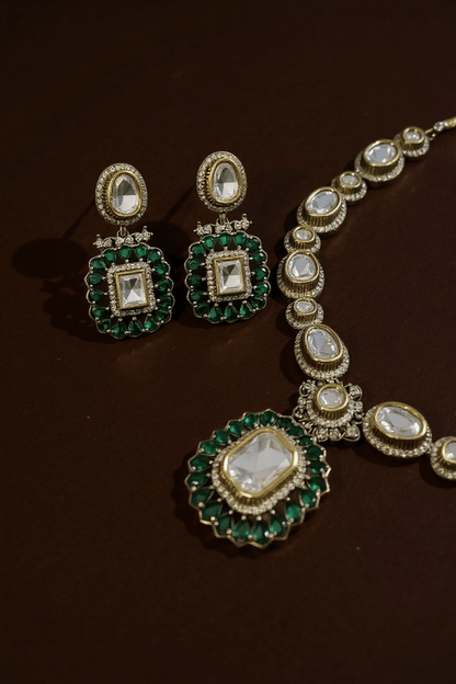 • Clothing: Embroidered/Printed suit for women - Made of best quality fabric - lawn or linen or chiffon - pure silk - Available at Najma Designs & Co. • Jewelry: Gold - plated stud earrings for