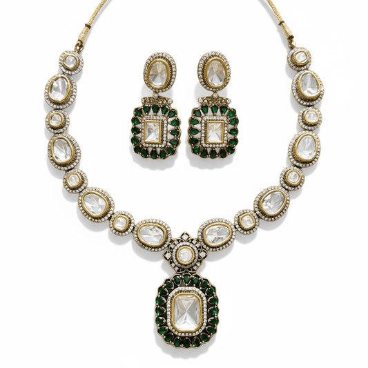 • Clothing: Embroidered/Printed suit for women - Made of best quality fabric - lawn or linen or chiffon - pure silk - Available at Najma Designs & Co. • Jewelry: Gold - plated stud earrings for