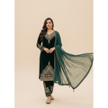 • Clothing: Embroidered/Printed suit for women - Made of best quality fabric - lawn or linen or chiffon - pure silk - Available at Najma Designs & Co. • Jewelry: Gold - plated stud earrings for