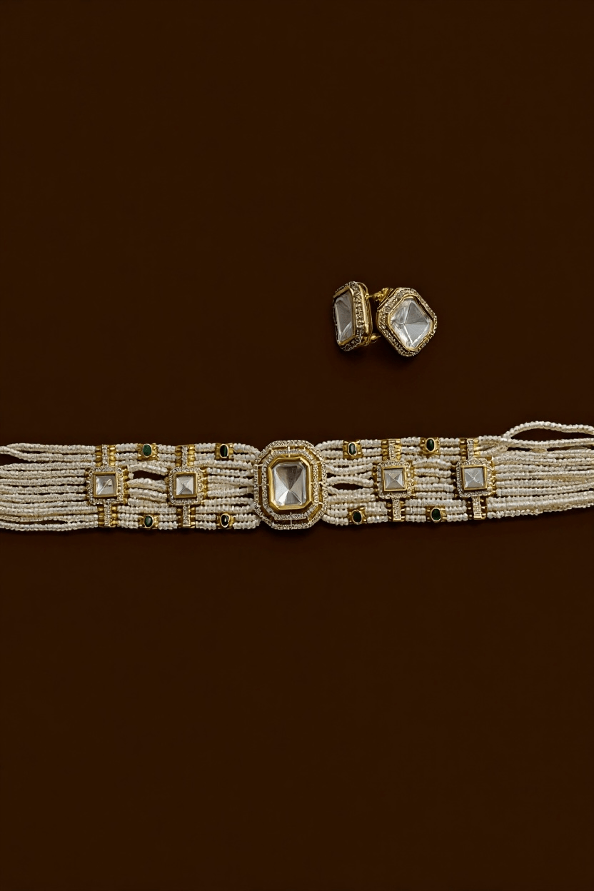 • Clothing: Embroidered/Printed suit for women - Made of best quality fabric - lawn or linen or chiffon - pure silk - Available at Najma Designs & Co. • Jewelry: Gold - plated stud earrings for